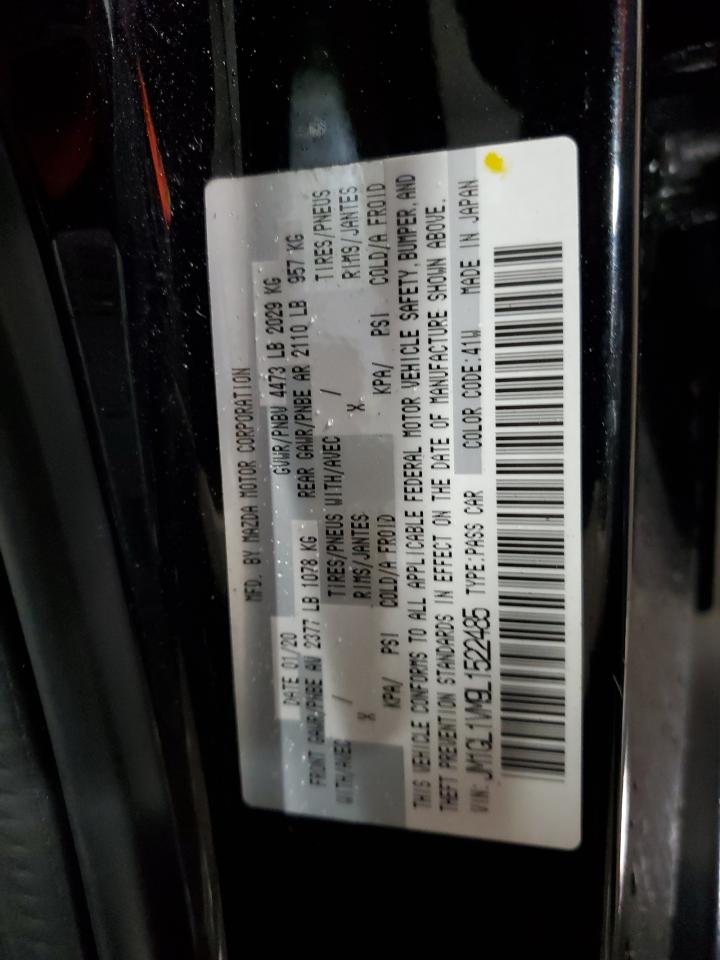 2020 Mazda 6 Touring VIN: JM1GL1VM9L1522485 Lot: 49612805