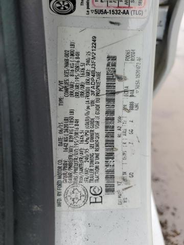 2015 FORD FIESTA SE