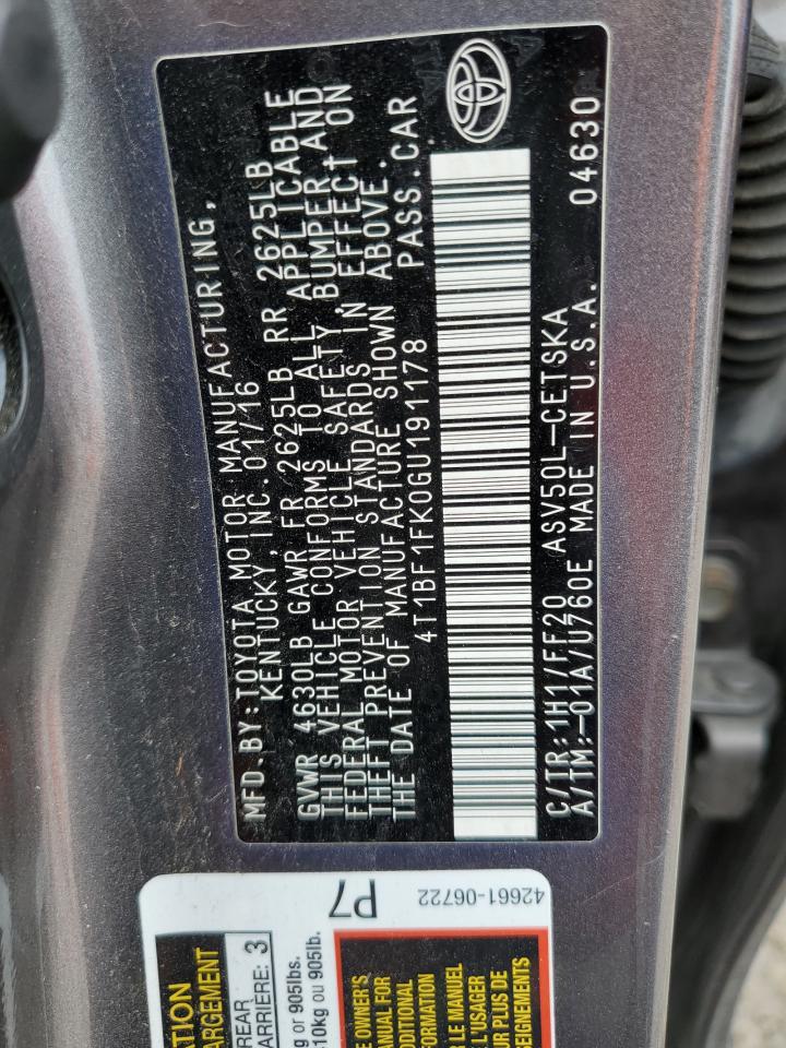 2016 Toyota Camry - Image 12