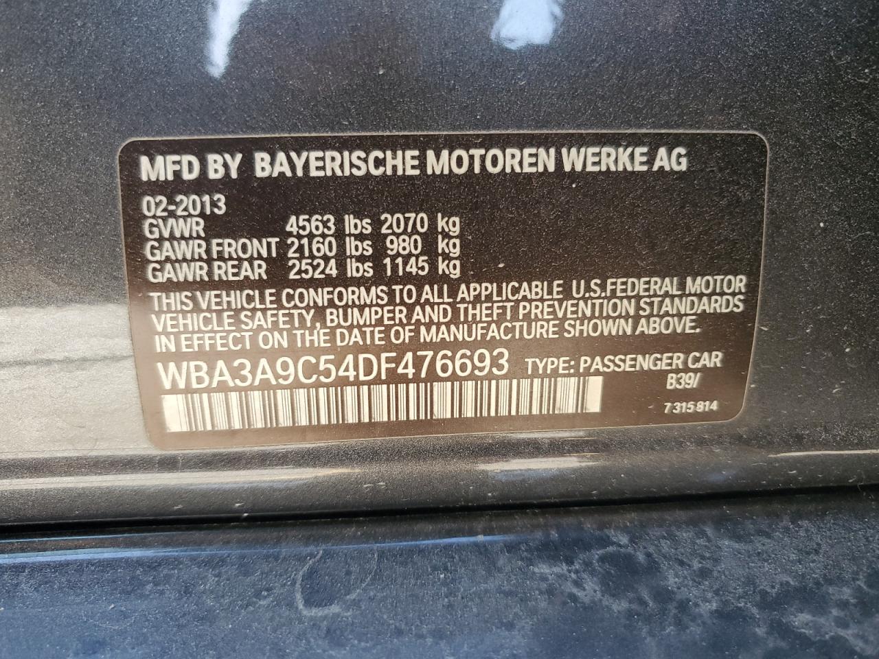 2013 BMW 3er - Image 12