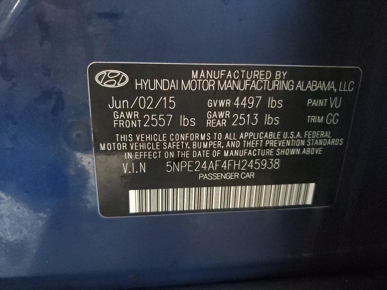 2015 Hyundai Sonata - Image 12
