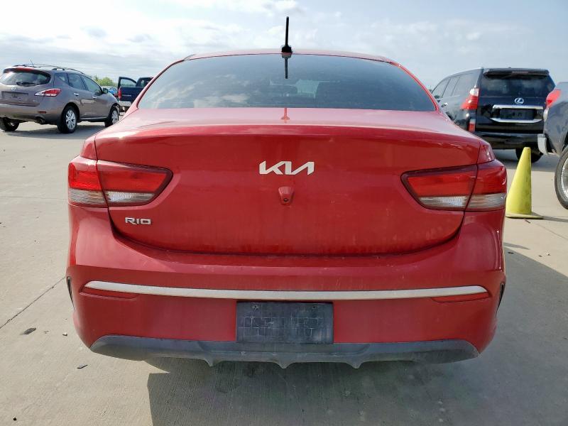  KIA RIO 2022 Красный