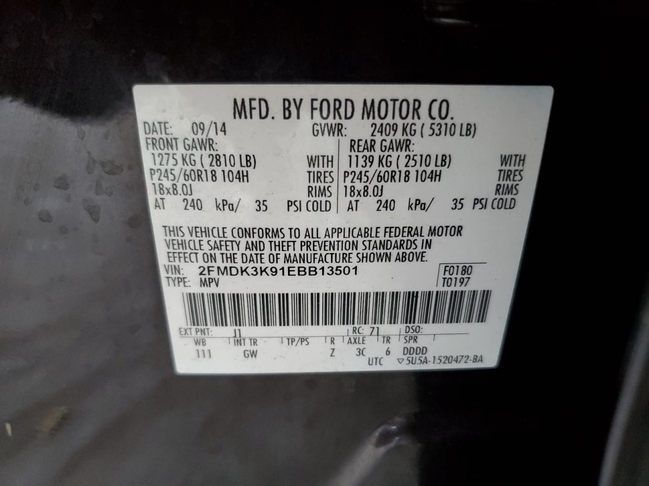 2014 Ford Edge - Image 14