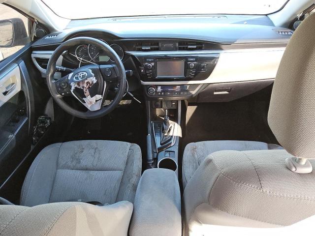Sedans TOYOTA COROLLA 2016 Czerwony