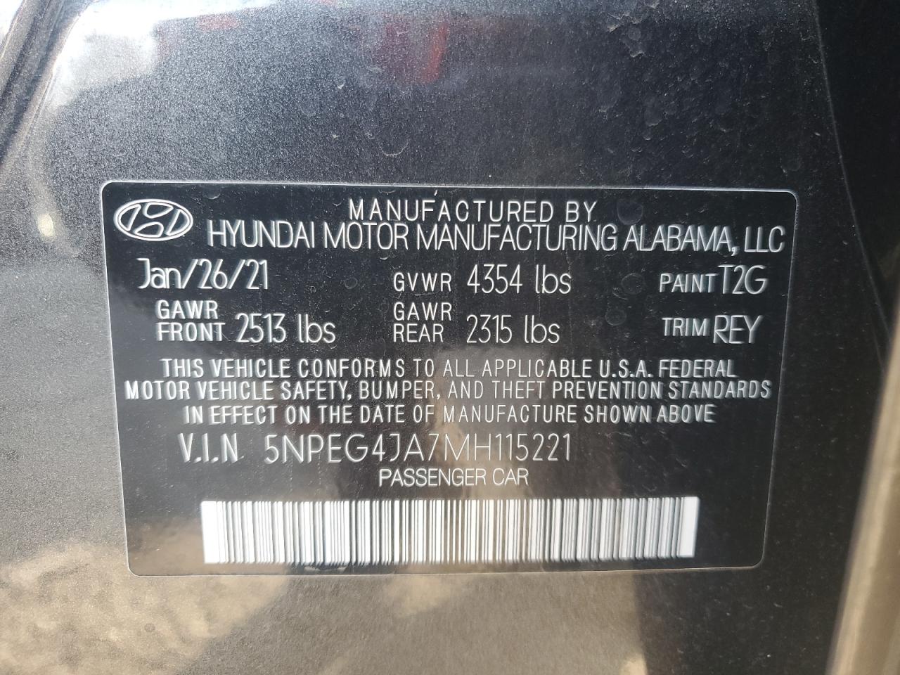 2021 Hyundai Sonata - Image 12