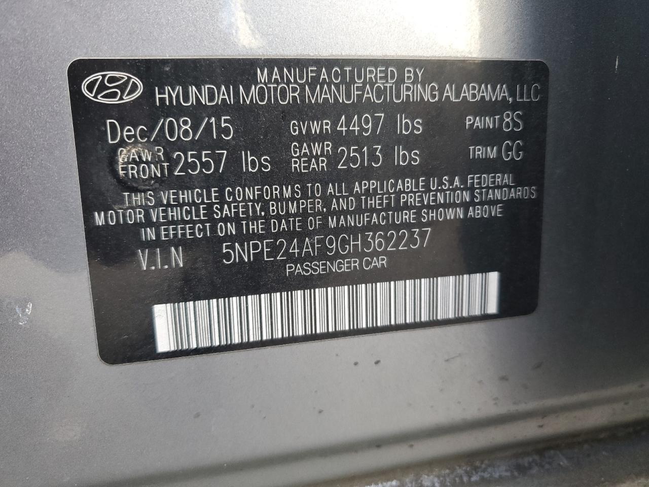 2016 Hyundai Sonata - Image 13