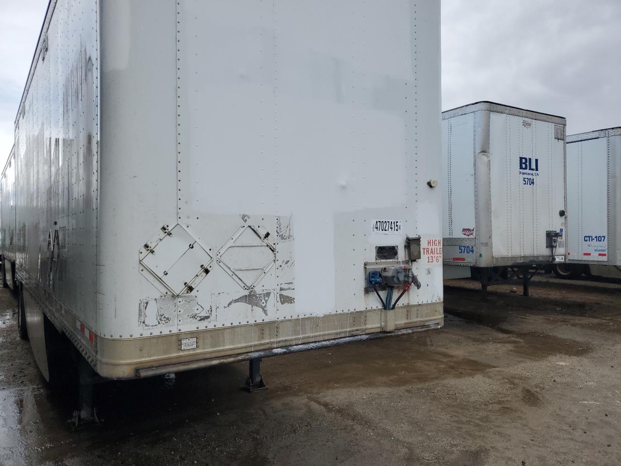 2008 Great Dane 28 Dry Van Trailer იყიდება Colton-ში, CA - Normal Wear