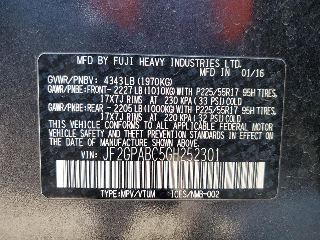 2016 Subaru XV - Image 15