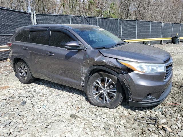  TOYOTA HIGHLANDER 2016 Gray