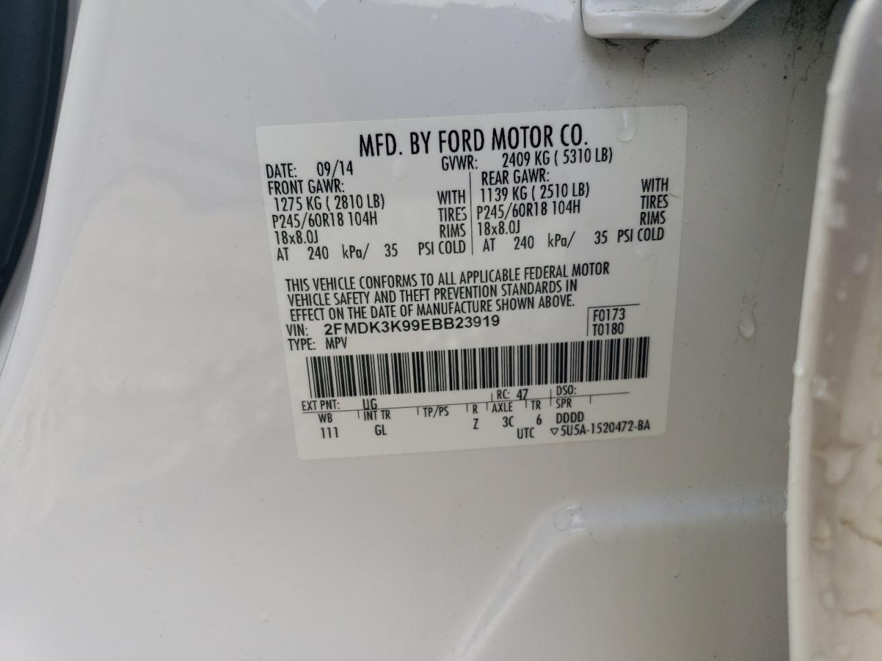 2014 Ford Edge - Image 13