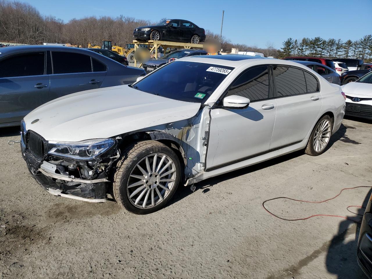 2017 Bmw 750 Xi продається в Windsor, NJ - Front End