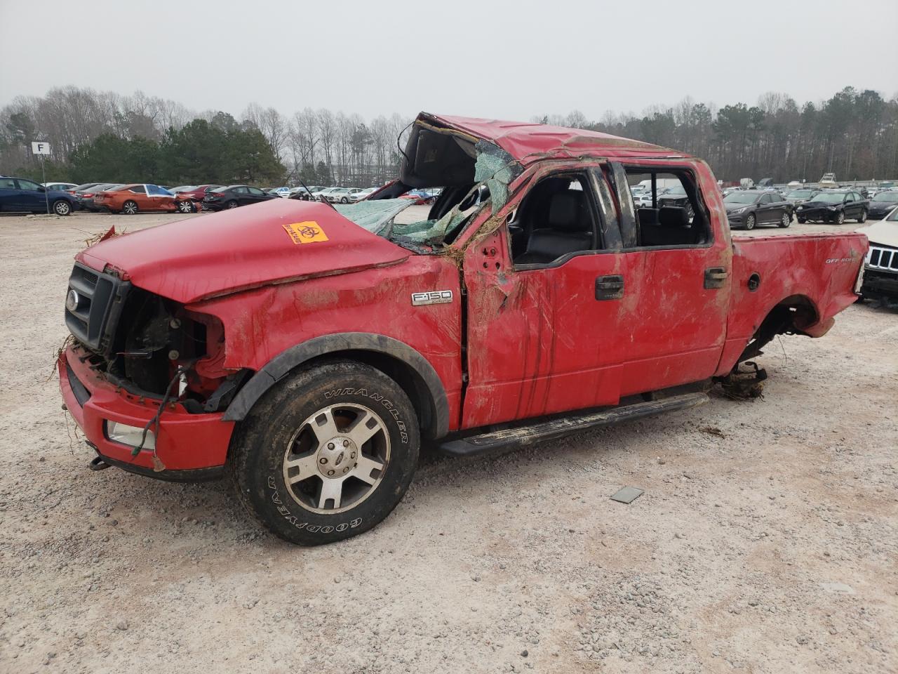 2005 Ford F150 Supercrew na sprzedaż w Charles City, VA - Rollover