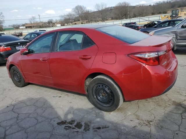  TOYOTA COROLLA 2015 Czerwony