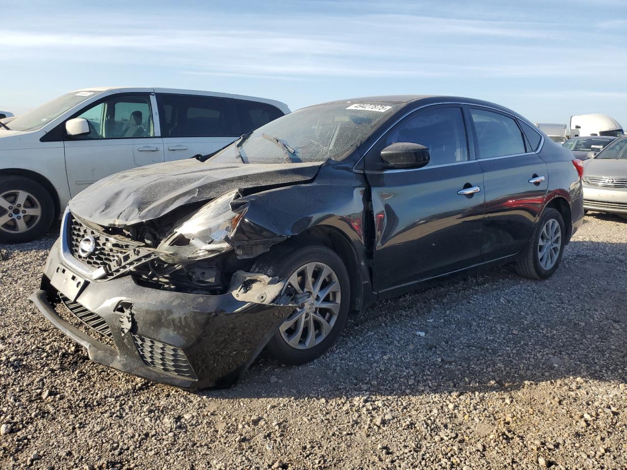 2018 Nissan Sentra S იყიდება Houston-ში, TX - Front End