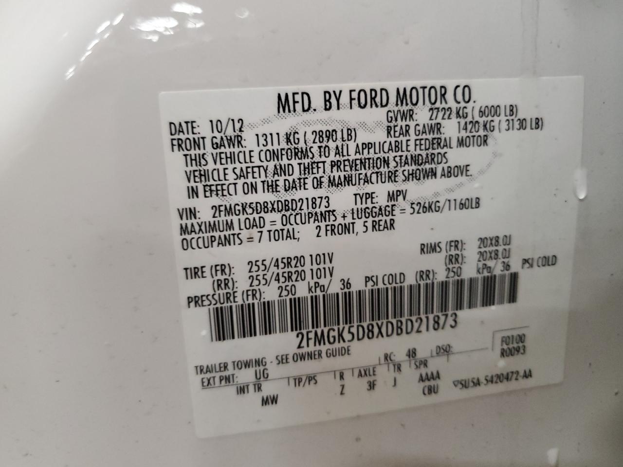 2013 Ford Flex - Image 15