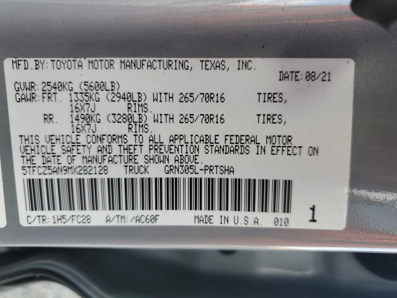 2021 Toyota Tacoma - Image 13