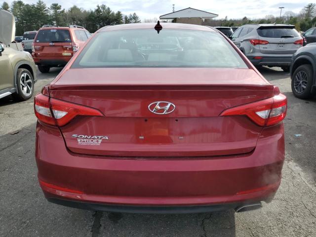 Sedans HYUNDAI SONATA 2015 Czerwony