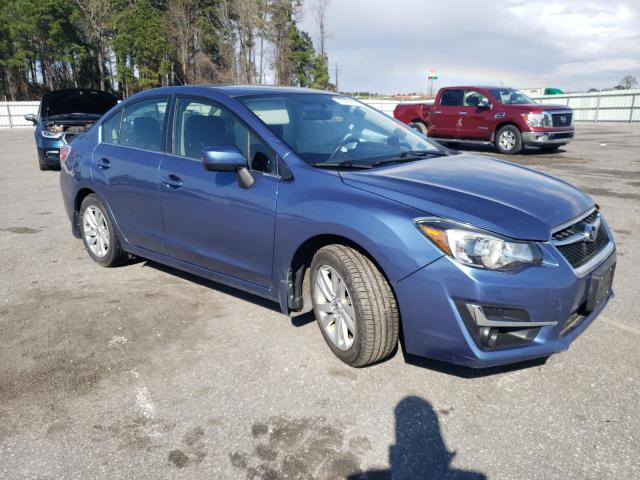  SUBARU IMPREZA 2015 Blue