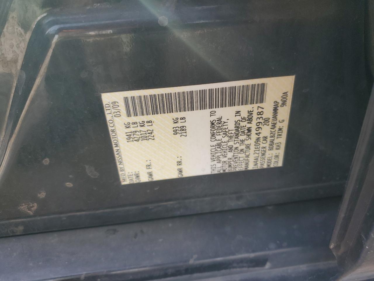 2009 Nissan Altima - Image 13