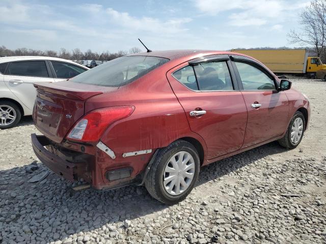  NISSAN VERSA 2017 Бордовий
