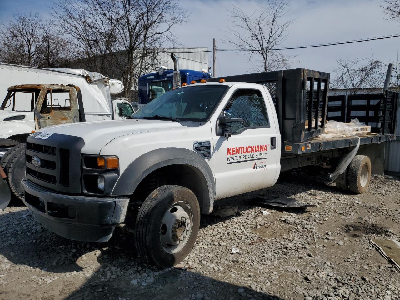 2009 Ford F550 Super Duty Flatbed Truck for Sale in Louisville, KY - Rollover