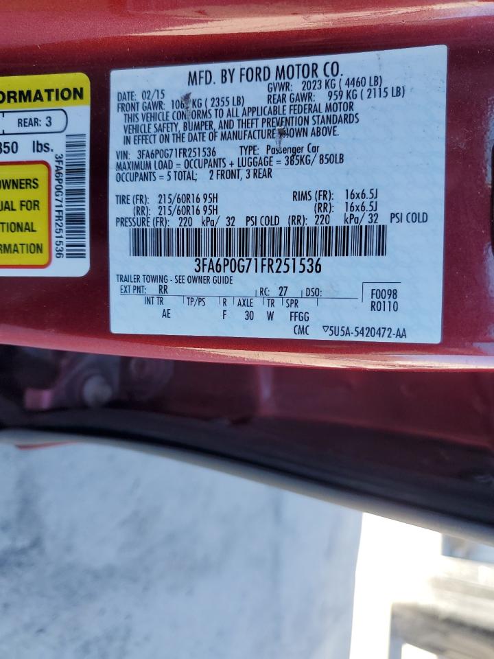 2015 Ford Fusion - Image 12