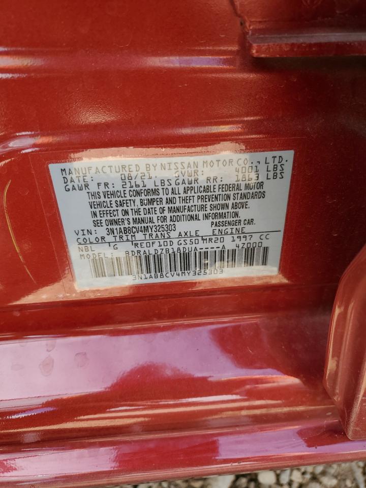 2021 Nissan Sentra Sv VIN: 3N1AB8CV4MY325303 Lot: 48811085