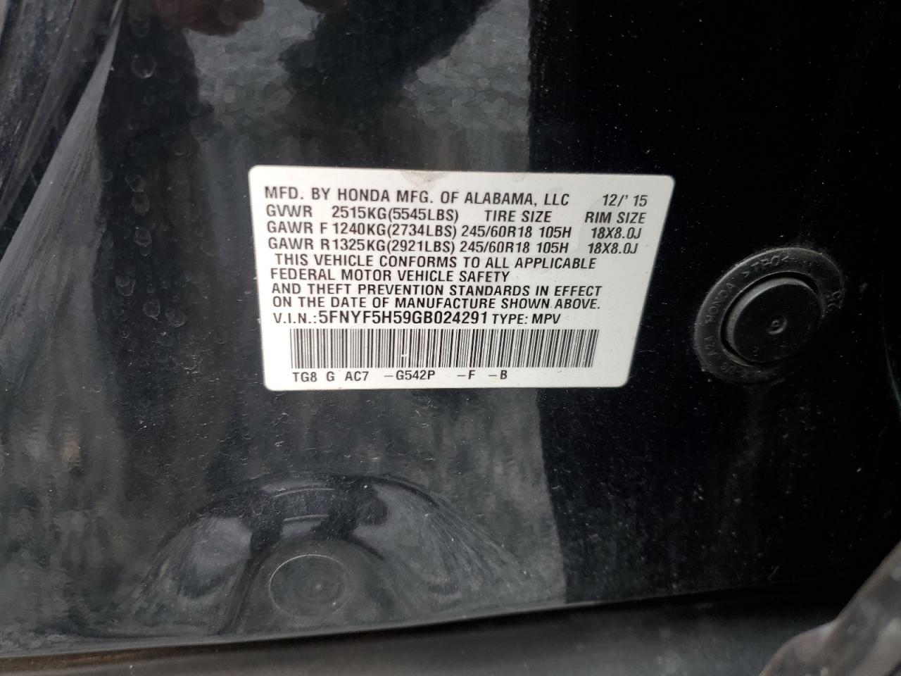 2016 Honda Pilot - Image 13