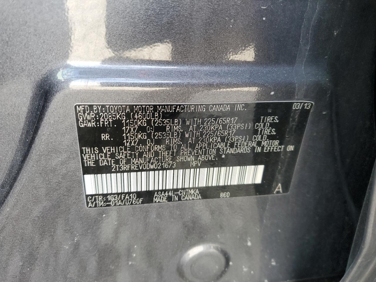 2013 Toyota RAV 4 - Image 12