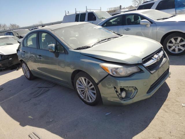 Sedans SUBARU IMPREZA 2014 Zielony