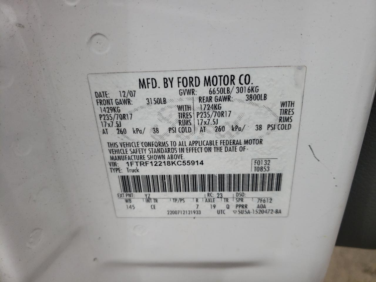2008 Ford F-150 - Image 12
