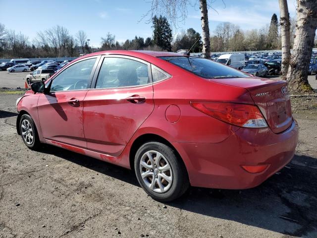  HYUNDAI ACCENT 2014 Czerwony
