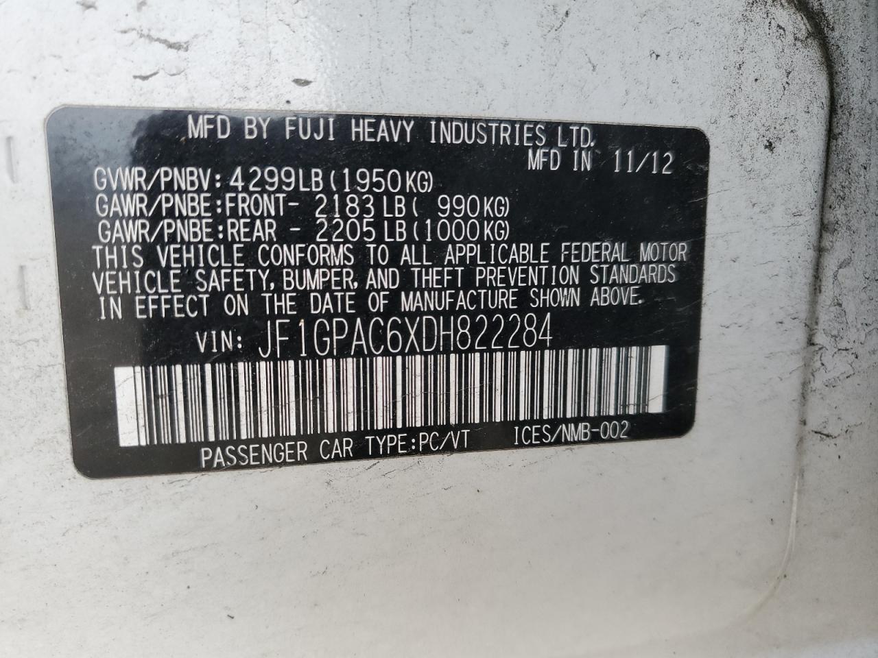 2013 Subaru Impreza - Image 14