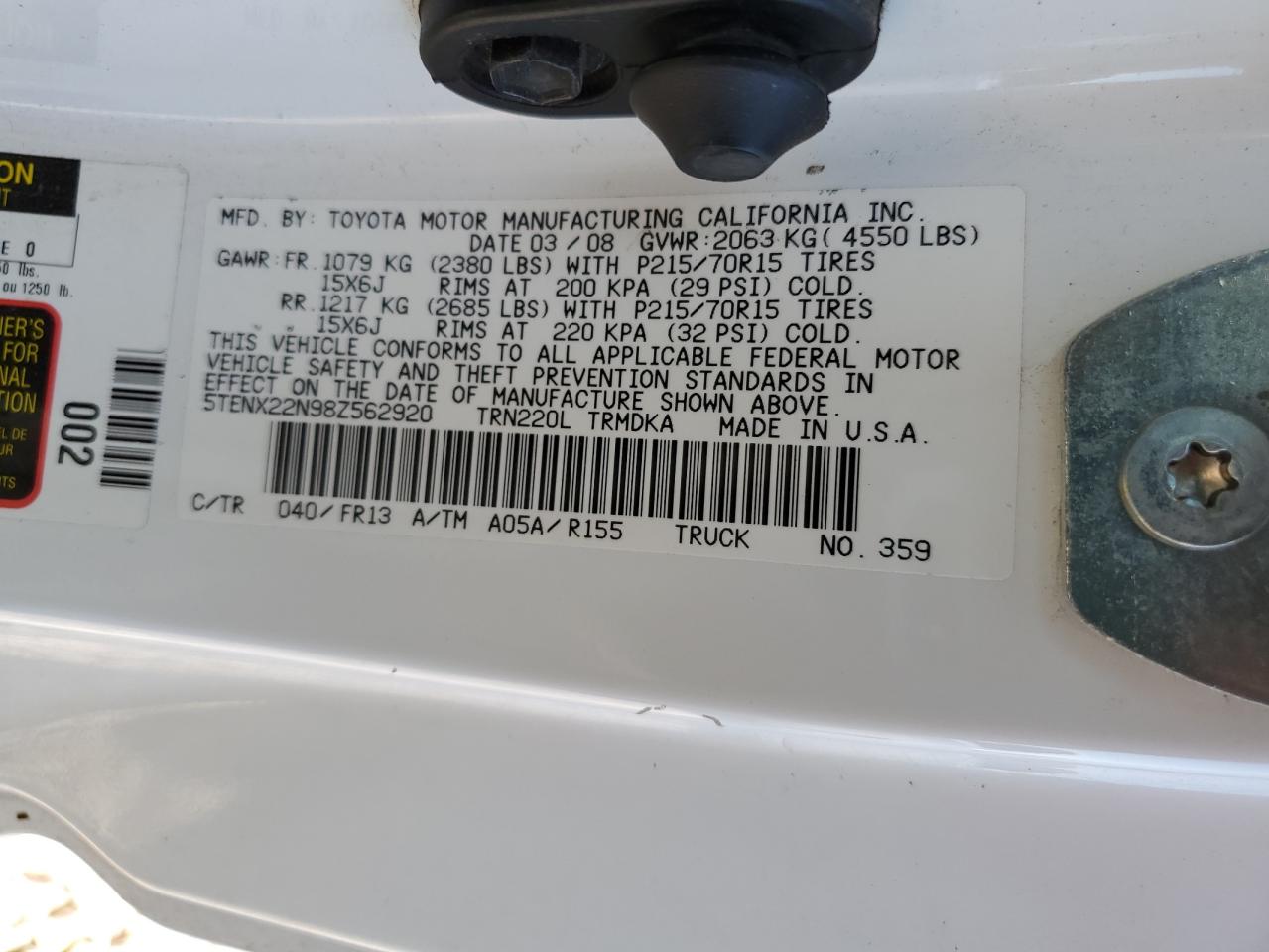 2008 Toyota Tacoma - Image 12