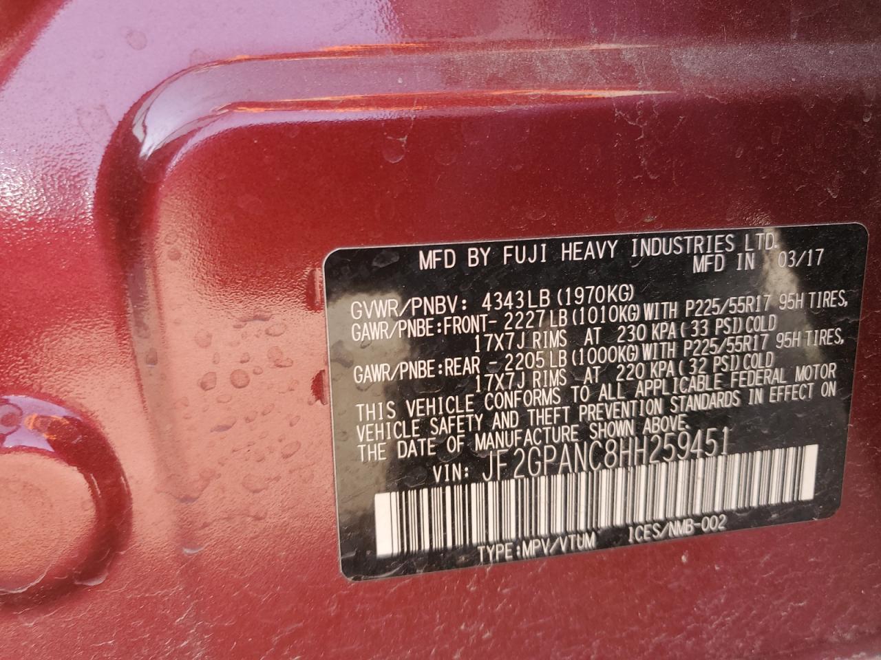 2017 Subaru XV - Image 16