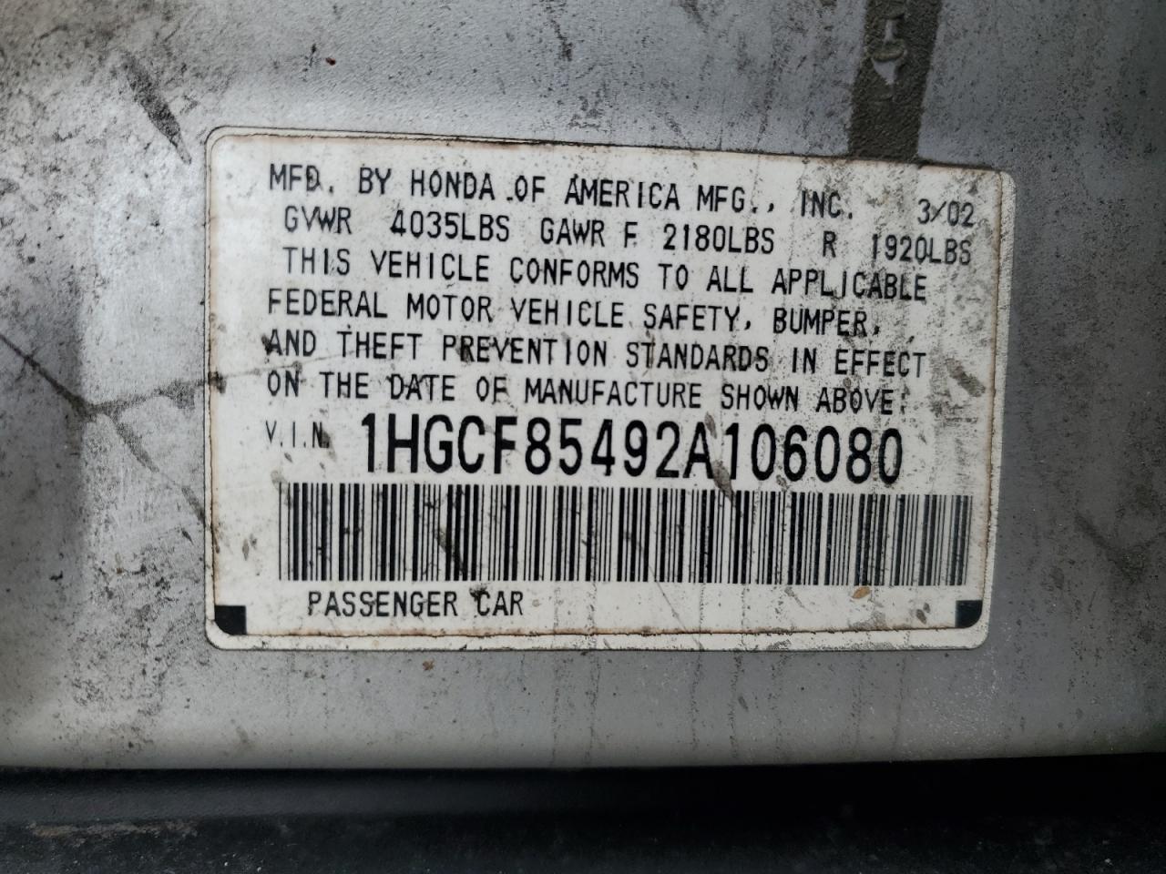 2002 Honda Accord - Image 13