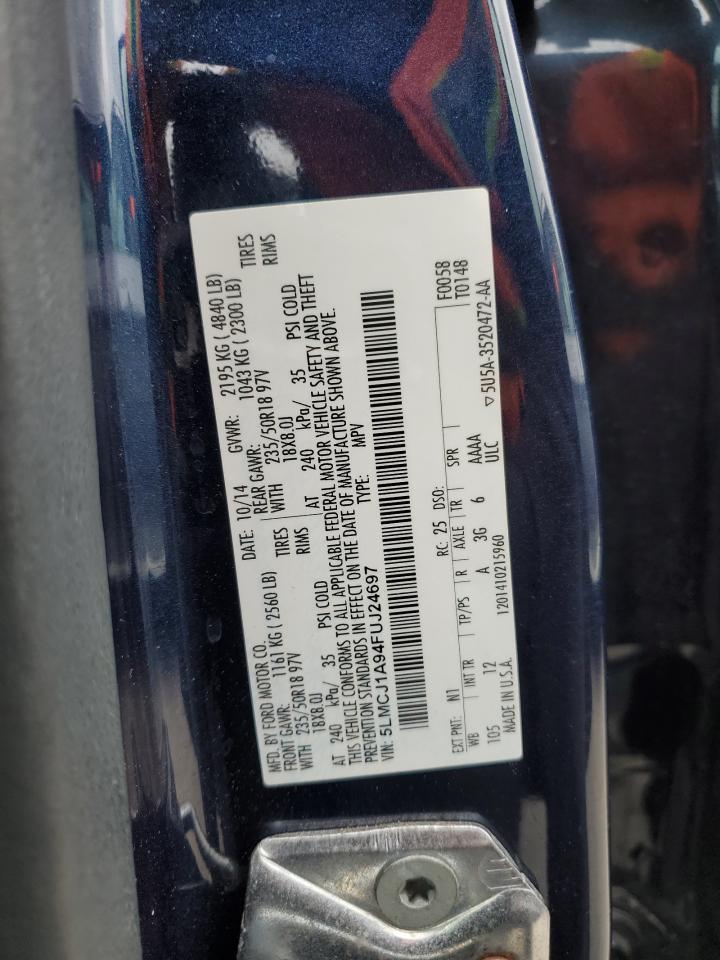 2015 Lincoln Mkc VIN: 5LMCJ1A94FUJ24697 Lot: 48152495