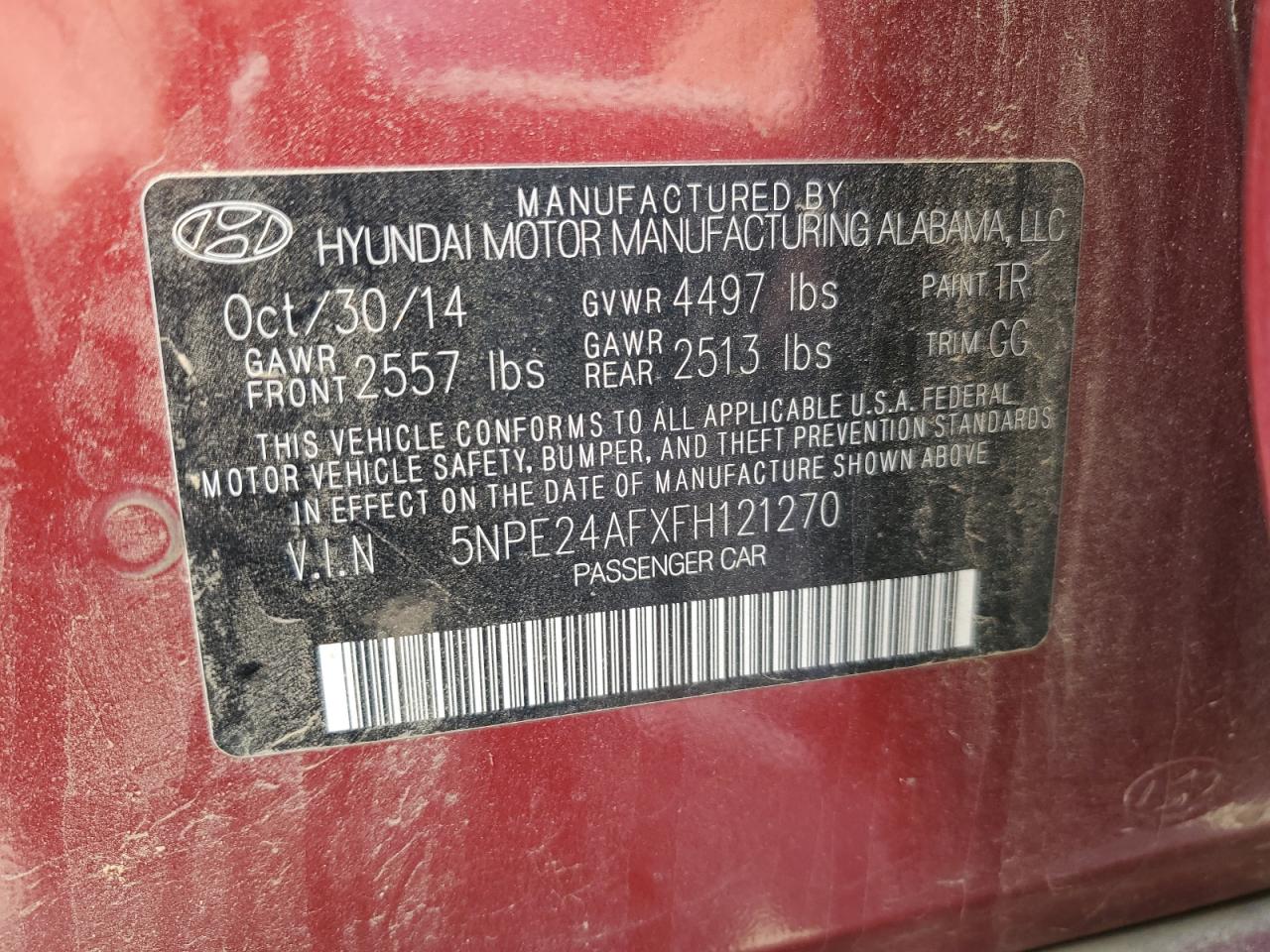 2015 Hyundai Sonata - Image 14
