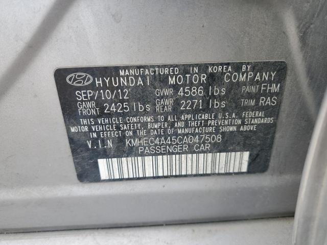 2012 HYUNDAI SONATA HYBRID