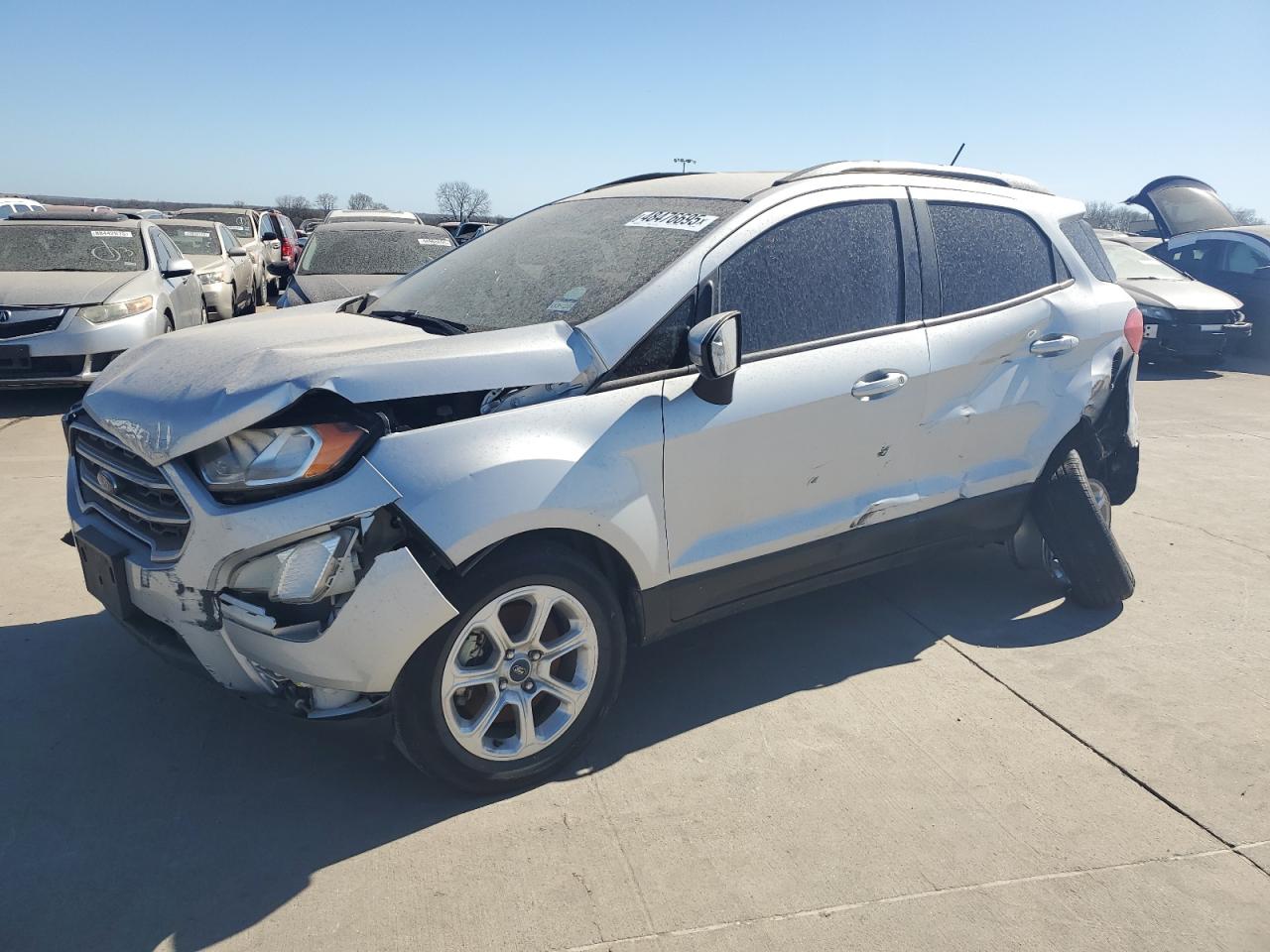 2020 Ford Ecosport Se zu verkaufen in Wilmer, TX - All Over