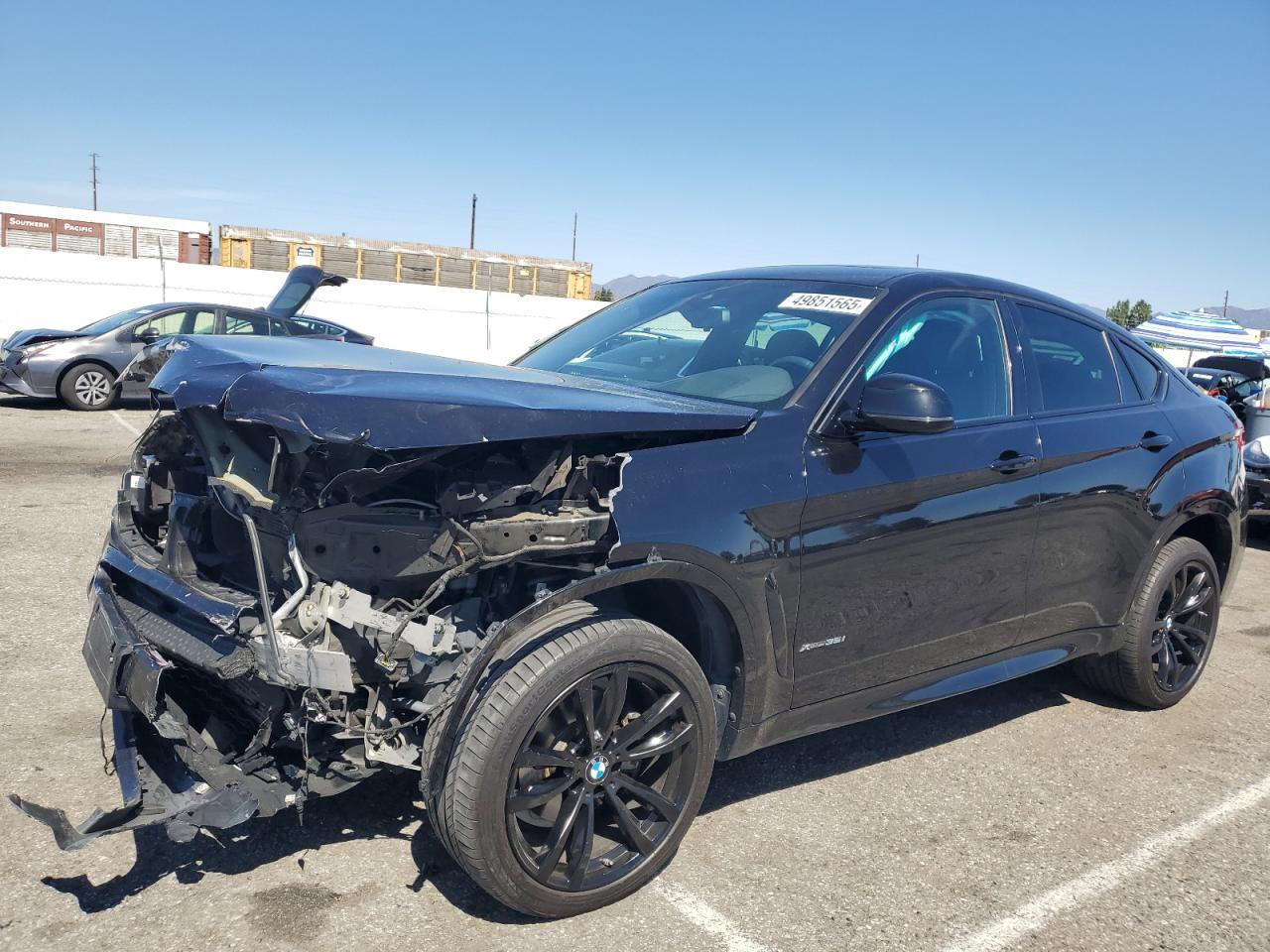 2018 Bmw X6 Xdrive35I zu verkaufen in Van Nuys, CA - Front End