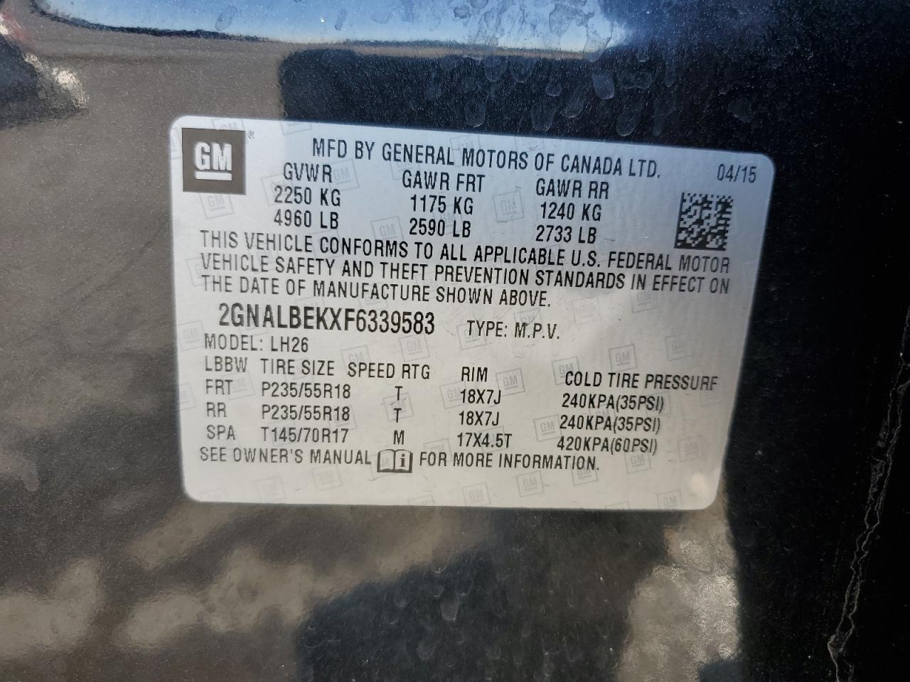 2015 Chevrolet Equinox - Image 14