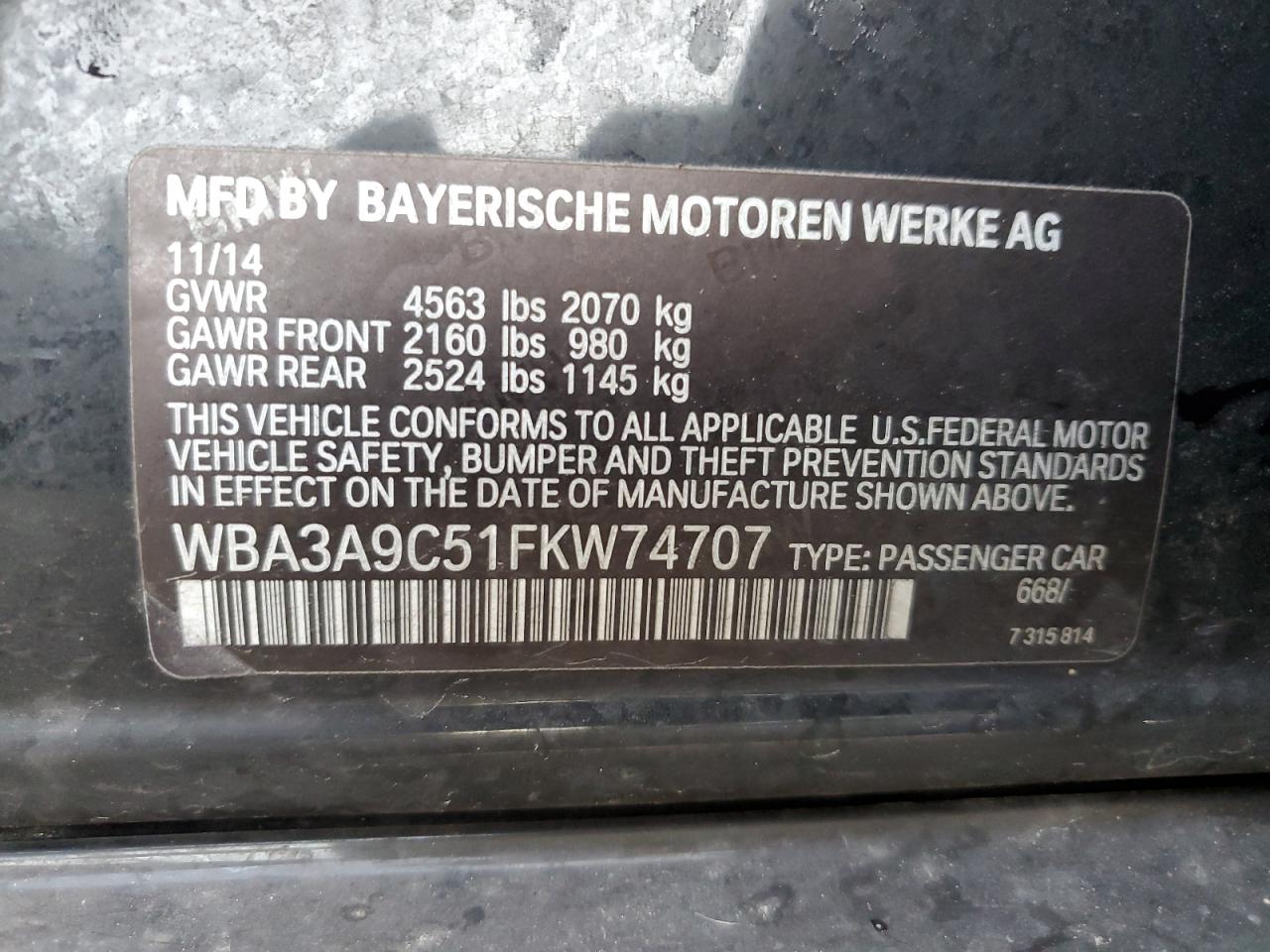 2015 BMW 3er - Image 12