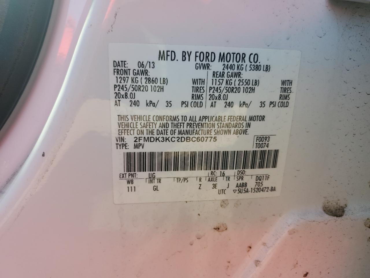 2013 Ford Edge - Image 12