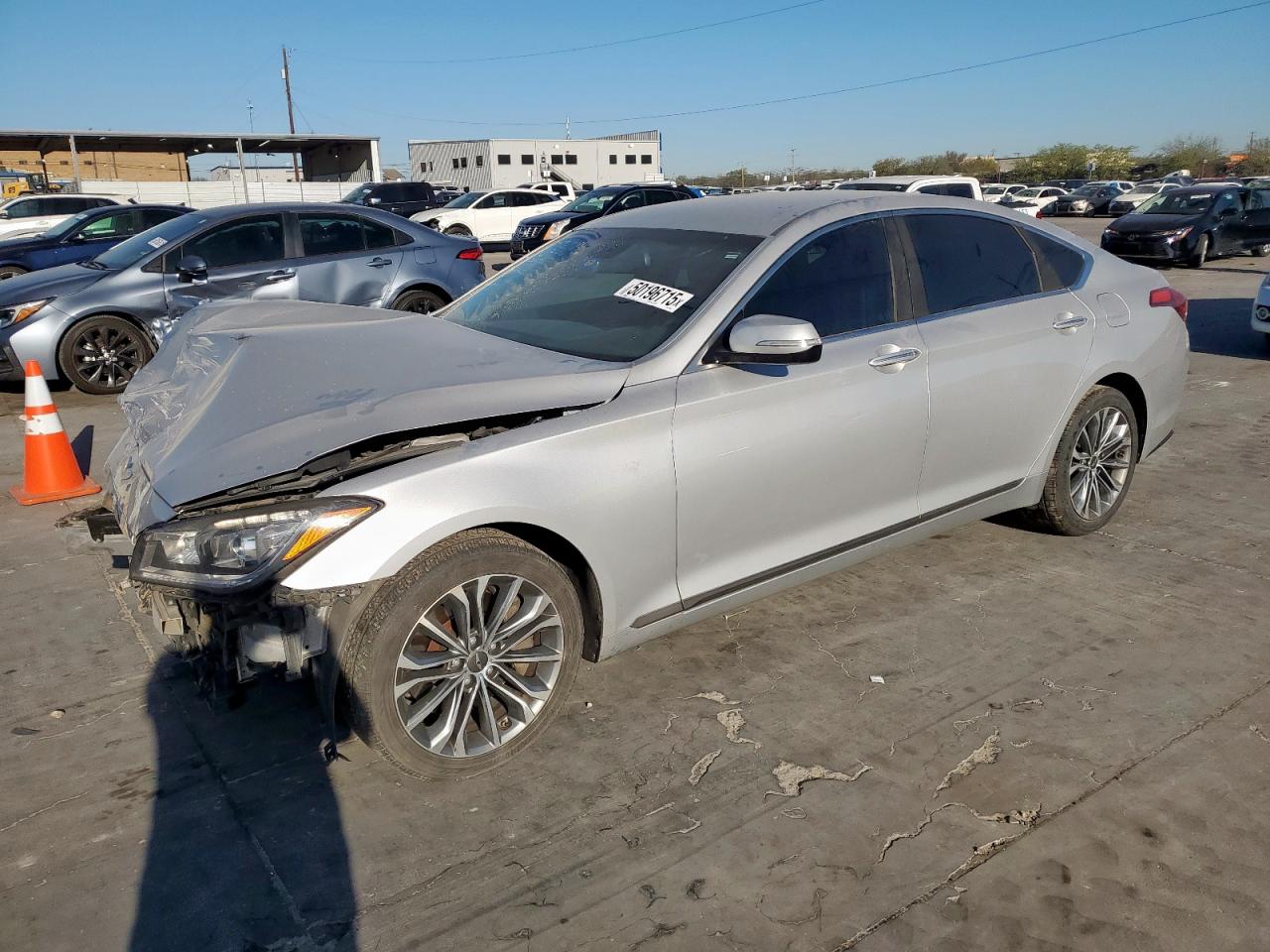 2016 Hyundai Genesis 3.8L de vânzare în Grand Prairie, TX - Front End