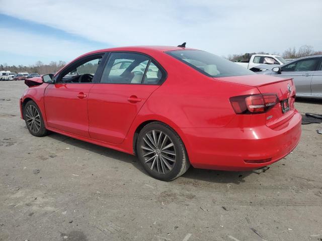  VOLKSWAGEN JETTA 2016 Czerwony