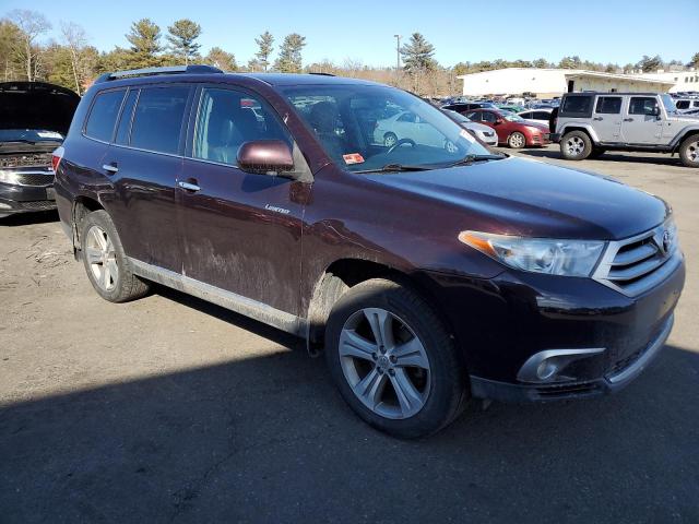  TOYOTA HIGHLANDER 2013 Maroon