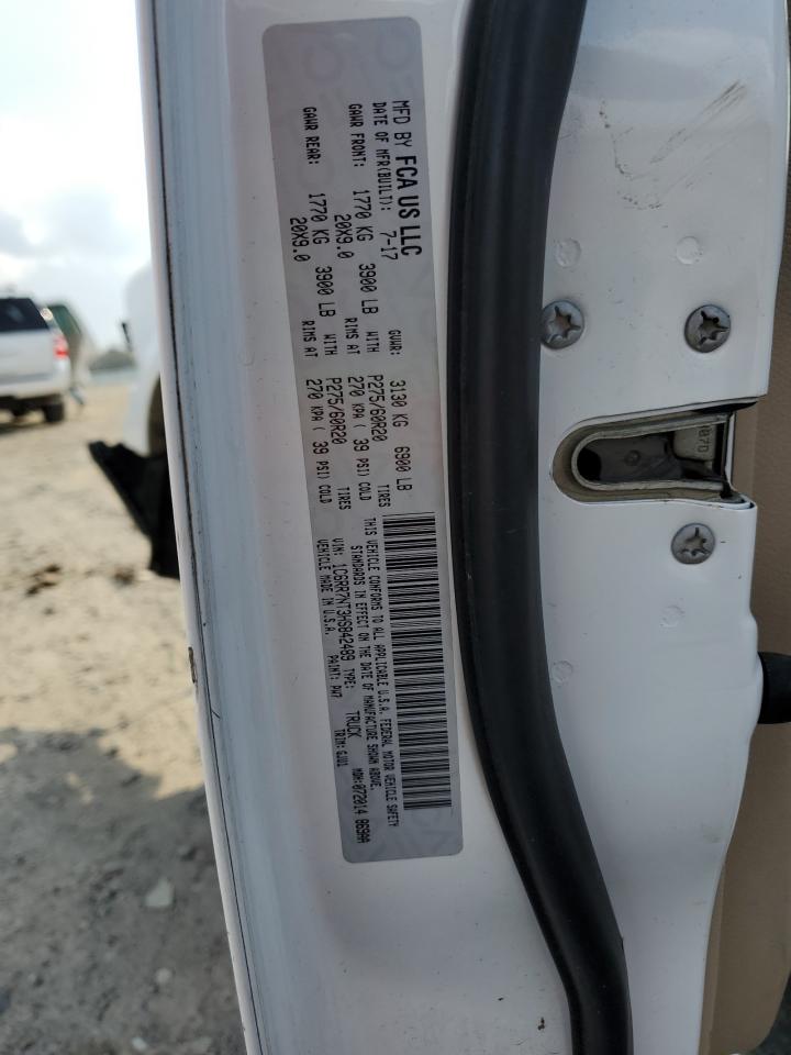 2017 Ram 1500 Laramie VIN: 1C6RR7NT3HS842489 Lot: 48235535