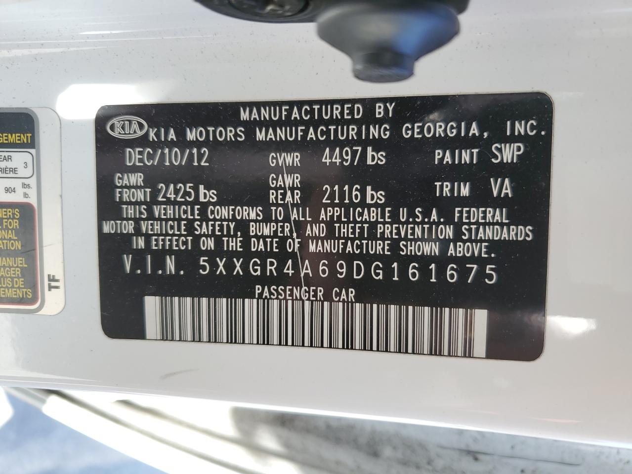 2013 Kia Optima - Image 13