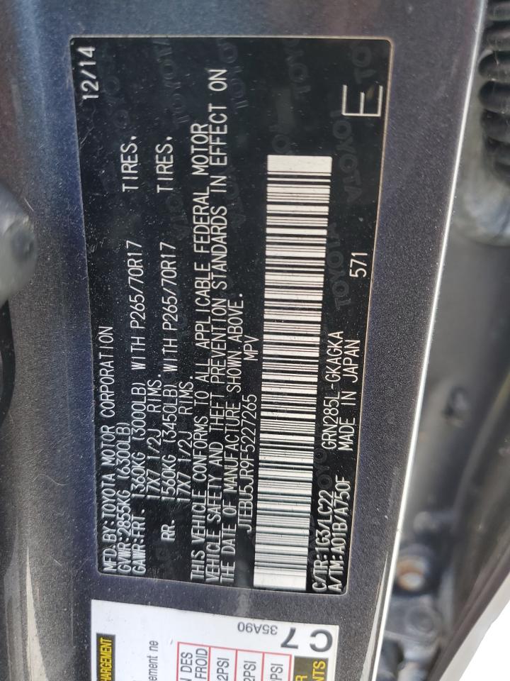 2015 Toyota 4Runner - Image 13